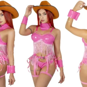 Disfraz Vaquera Rosa Sexy Disfraces