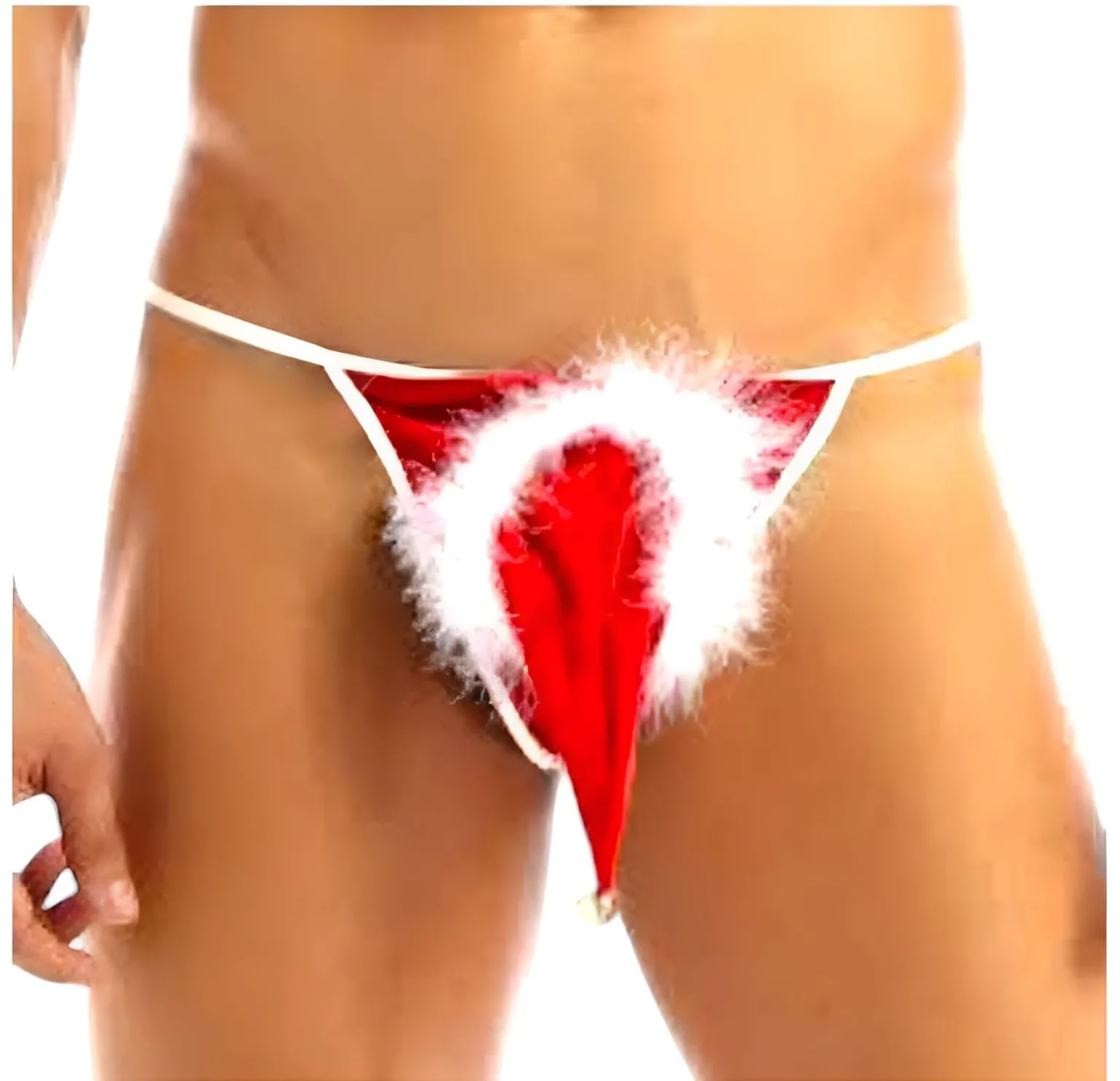 Disfraz Papa Noel Suspensorio Tanga Lenceria