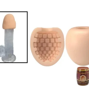 Masturbador Masculino Texturizada Huevo Barril