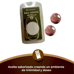 Aceite Comestible Orgasmico Bolas Eroticas Nutella