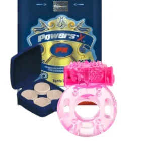Kit Masculino Power Sex Potencializador + Anillo Vibrador Retardante