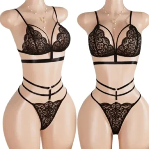 Lenceria Sexy Conjunto Ropa Interior Talla Unica Lila