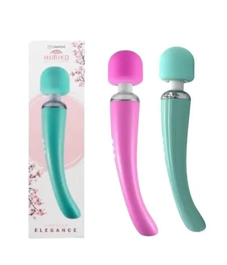 Masajeador De Clitoris Y Vibrador 2 En 1 Hitachi Elegance Grande Doble Estimulacion