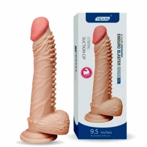 Dildo realista con protuberancias 24 Cm